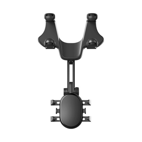 Uchwyt na telefon do samochodu na lusterko wsteczne ramię 18cm - czarny Uchwyt na telefon do samochodu na lusterko wsteczne ramię 18cm - czarny