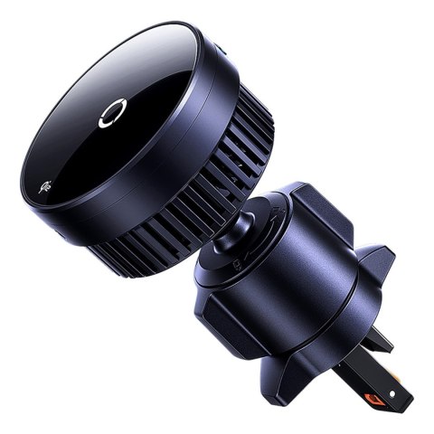 Uchwyt samochodowy MagPro na kratkę nawiewu z ładowarką indukcyjną Qi2.0 15W - czarny Uchwyt samochodowy MagPro na kratkę nawiewu z ładowarką indukcyjną Qi2.0 15W - czarny