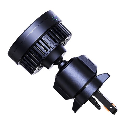 Uchwyt samochodowy MagPro na kratkę nawiewu z ładowarką indukcyjną Qi2.0 15W - czarny Uchwyt samochodowy MagPro na kratkę nawiewu z ładowarką indukcyjną Qi2.0 15W - czarny