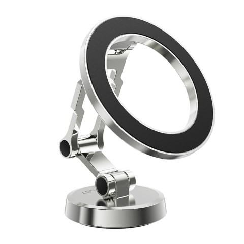 Uchwyt samochodowy magnetyczny do telefonu na deskę rozdzielczą - szary Uchwyt samochodowy magnetyczny do telefonu na deskę rozdzielczą - szary