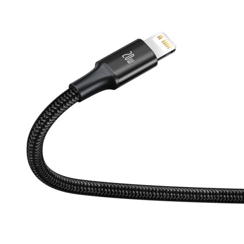 3w1 Kabel przewód USB-C - USB-C / iPhone Lightning / microUSB 20W PD 1.5m - czarny 3w1 Kabel przewód USB-C - USB-C / iPhone Lightning / microUSB 20W PD 1.5m - czarny