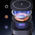 3w1 Ładowarka indukcyjna MagSafe Qi na telefon słuchawki z portem USB-C - czarna 3w1 Ładowarka indukcyjna MagSafe Qi na telefon słuchawki z portem USB-C - czarna