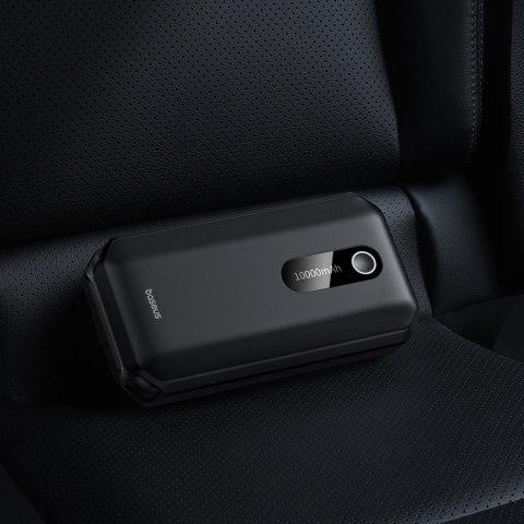 3w1 Urządzenie rozruchowe Car Jump Starter powerbank 10000mAh latarka LED - czarny 3w1 Urządzenie rozruchowe Car Jump Starter powerbank 10000mAh latarka LED - czarny