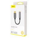Adapter przejściówka do słuchawek USB-C - mini jack 3.5mm DAC 24 bit 48KHz - szary