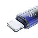 Kabel przewód Crystal-Clear Series 30W USB-C - iPhone Lightning 1.2m - czarny