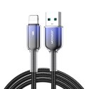 Kabel przewód Crystal-Clear Series 3A USB-A - iPhone Lightning 1.2m - czarny