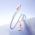 Kabel przewód Crystal-Clear Series 60W USB-C - USB-C 1.2m - biały Kabel przewód Crystal-Clear Series 60W USB-C - USB-C 1.2m - biały