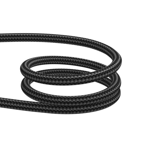 Kabel przewód Crystal-Clear Series 60W USB-C - USB-C 1.2m - czarny Kabel przewód Crystal-Clear Series 60W USB-C - USB-C 1.2m - czarny