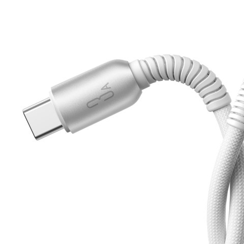Kabel przewód Cutting-Edge Series 3A USB-A - USB-C 1.2m - szary Kabel przewód Cutting-Edge Series 3A USB-A - USB-C 1.2m - szary