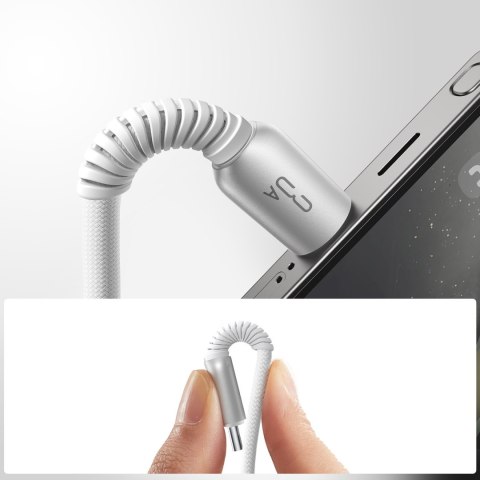 Kabel przewód Cutting-Edge Series 3A USB-A - USB-C 1.2m - szary Kabel przewód Cutting-Edge Series 3A USB-A - USB-C 1.2m - szary