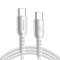 Kabel przewód Cutting-Edge Series 60W USB-C - USB-C 1.2m - szary