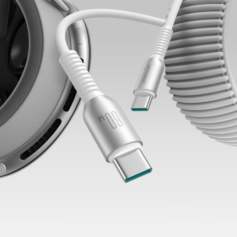Kabel przewód Cutting-Edge Series 60W USB-C - USB-C 1.2m - szary Kabel przewód Cutting-Edge Series 60W USB-C - USB-C 1.2m - szary
