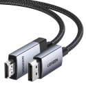 Kabel przewód DisplayPort - HDMI 4K 60Hz 3m - szary Kabel przewód DisplayPort - HDMI 4K 60Hz 3m - szary