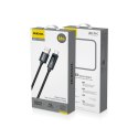 Kabel przewód L7T USB-A - USB-C 66W z wyświetlaczem LED 1m - czarny Kabel przewód L7T USB-A - USB-C 66W z wyświetlaczem LED 1m - czarny
