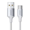 Kabel przewód USB-A - USB-C QC 3.0 3A 3m - biały