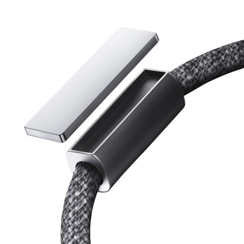 Kabel przewód USB-A - USB-C z organizerem uchwytem magnetycznym 1.2m - szary Kabel przewód USB-A - USB-C z organizerem uchwytem magnetycznym 1.2m - szary
