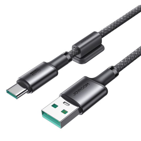 Kabel przewód USB-A - USB-C z organizerem uchwytem magnetycznym 1.2m - szary Kabel przewód USB-A - USB-C z organizerem uchwytem magnetycznym 1.2m - szary