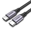 Kabel przewód USB-C 3.1 - USB-C 3.1 1.5m - szary