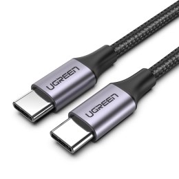 Kabel przewód USB-C 3.1 - USB-C 3.1 1.5m - szary