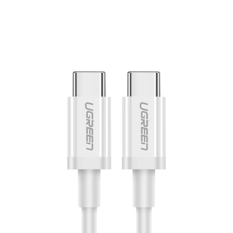 Kabel przewód USB-C - USB-C PD QC AFC 0.5m - biały