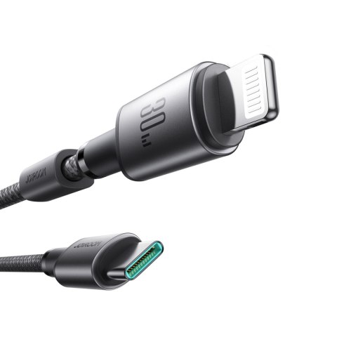 Kabel przewód USB-C - iPhone Lightning z organizerem uchwytem magnetycznym 1.2m - szary Kabel przewód USB-C - iPhone Lightning z organizerem uchwytem magnetycznym 1.2m - szary