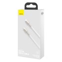 Kabel przewód do iPhone USB-C - Lightning Series Metal Data 20W PD 2m - biały