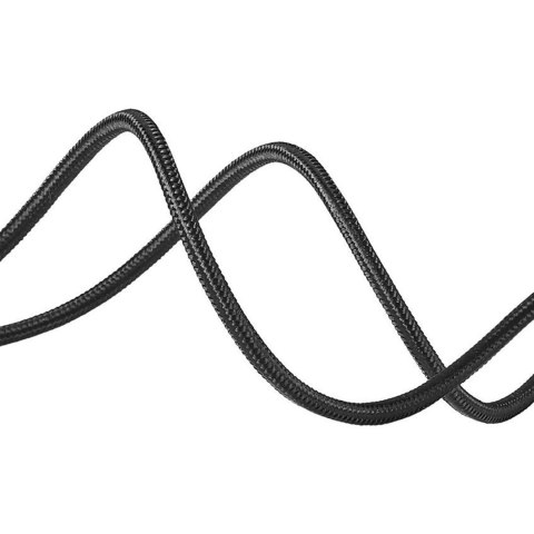 Kabel przewód kątowy USB-A - USB-C 3A 3m - szary