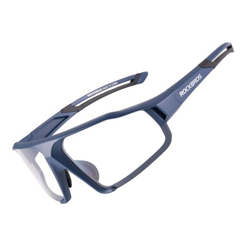 Okulary rowerowe fotochromowe UV400 z etui SP216BL - niebieskie Okulary rowerowe fotochromowe UV400 z etui SP216BL - niebieskie