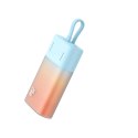 Powerbank Popsicle 5200mAh 20W z kablem Lightning 60W/20V/3A/30cm - niebiesko-pomarańczowy