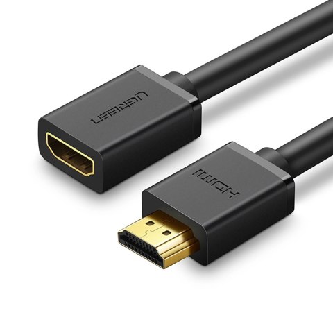 Przedłużacz kabla przewodu HDMI 2.0 4K 3m - czarny Przedłużacz kabla przewodu HDMI 2.0 4K 3m - czarny