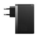 Szybka ładowarka GaN5 Pro 2xUSB-C+USB-A 140W EU - czarna Szybka ładowarka GaN5 Pro 2xUSB-C+USB-A 140W EU - czarna