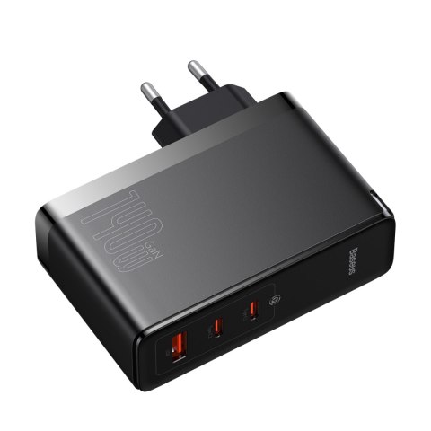 Szybka ładowarka GaN5 Pro 2xUSB-C+USB-A 140W EU - czarna Szybka ładowarka GaN5 Pro 2xUSB-C+USB-A 140W EU - czarna