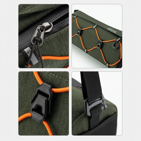 Torba rowerowa mocowana na kierownicę 2.2l - zielona Torba rowerowa mocowana na kierownicę 2.2l - zielona