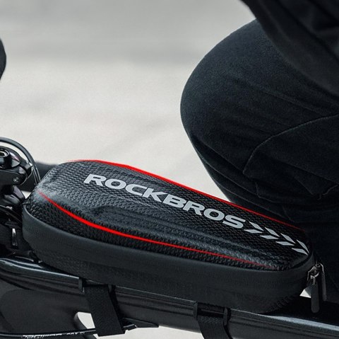 Torba rowerowa mocowana na kierownicę lub ramę 3l B62-1 - czarna Torba rowerowa mocowana na kierownicę lub ramę 3l B62-1 - czarna