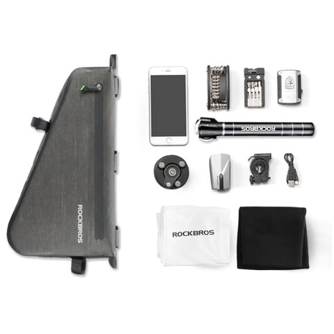 Torba rowerowa mocowane na ramę 5l AS-017 - ciemnozielona Torba rowerowa mocowane na ramę 5l AS-017 - ciemnozielona