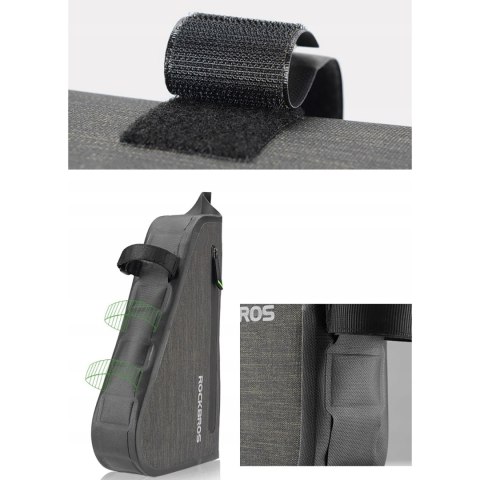 Torba rowerowa mocowane na ramę 5l AS-017 - ciemnozielona Torba rowerowa mocowane na ramę 5l AS-017 - ciemnozielona