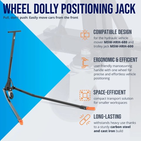 Uchwyt manewrowy pozycjonujący do wózków do pojazdów Uchwyt manewrowy pozycjonujący do wózków do pojazdów