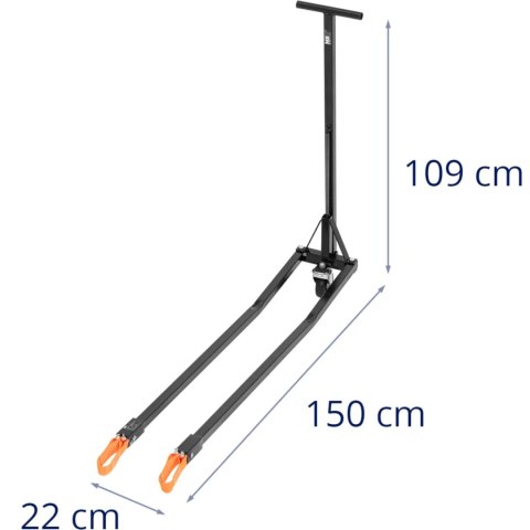 Uchwyt manewrowy pozycjonujący do wózków do pojazdów Uchwyt manewrowy pozycjonujący do wózków do pojazdów