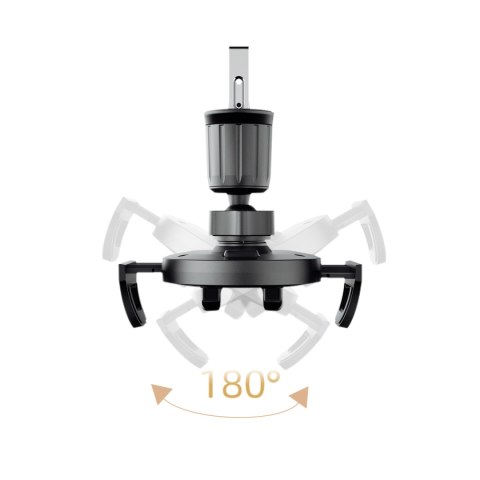 Uchwyt na smartfona F2+ na kratkę nawiewu zaciskowy - czarny Uchwyt na smartfona F2+ na kratkę nawiewu zaciskowy - czarny