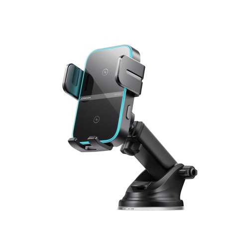 Uchwyt na telefon z ładowarką indukcyjną na deskę rozdzielczą - czarny Uchwyt na telefon z ładowarką indukcyjną na deskę rozdzielczą - czarny