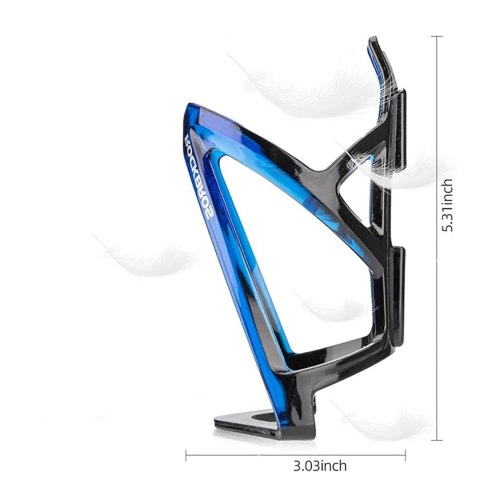 Uchwyt rowerowy na bidon butelkę - czarno-niebieski Uchwyt rowerowy na bidon butelkę - czarno-niebieski