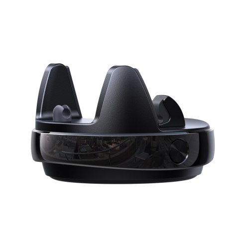 Uchwyt samochodowy z podstawką na telefon na deskę rozdzielczą - czarny Uchwyt samochodowy z podstawką na telefon na deskę rozdzielczą - czarny