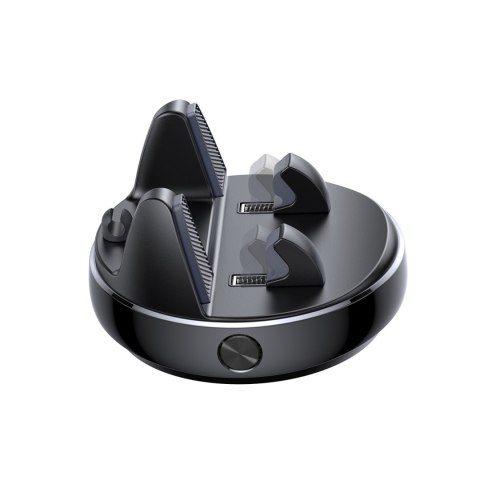 Uchwyt samochodowy z podstawką na telefon na deskę rozdzielczą - czarny Uchwyt samochodowy z podstawką na telefon na deskę rozdzielczą - czarny