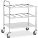Wózek kelnerski transportowy na 24 pojemniki GN 1/6 do 450 kg Wózek kelnerski transportowy na 24 pojemniki GN 1/6 do 450 kg