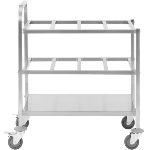 Wózek kelnerski transportowy na 24 pojemniki GN 1/6 do 450 kg Wózek kelnerski transportowy na 24 pojemniki GN 1/6 do 450 kg