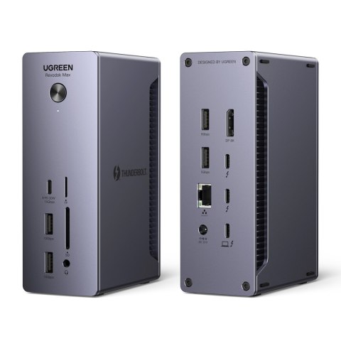 13w1 Stacja dokująca Thunderbolt 4 / USB-A / DP / RJ45 / czytnik SD TF / USB-C / mini jack 13w1 Stacja dokująca Thunderbolt 4 / USB-A / DP / RJ45 / czytnik SD TF / USB-C / mini jack