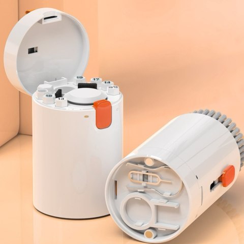 20w1 Wielofunkcyjny zestaw czyszczący do telefonów słuchawek klawiatury ekranu optyki - biały 20w1 Wielofunkcyjny zestaw czyszczący do telefonów słuchawek klawiatury ekranu optyki - biały