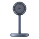 2w1 Ładowarka indukcyjna Orbit 2 Pro MagSafe Qi2 20W z chłodzeniem - szara
