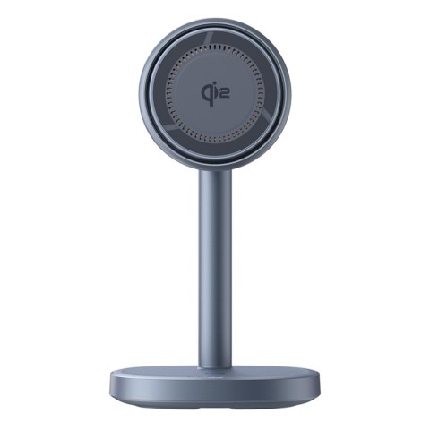 2w1 Ładowarka indukcyjna Orbit 2 Pro MagSafe Qi2 20W z chłodzeniem - szara 2w1 Ładowarka indukcyjna Orbit 2 Pro MagSafe Qi2 20W z chłodzeniem - szara