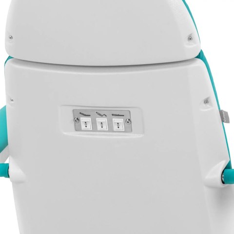 Fotel kosmetyczny do masażu tatuażu elektryczny TIVOLI - niebieski